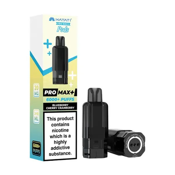 Hayati Pro Max Plus 6000 Prefilled Pod Blueberry Cherry Cranberry