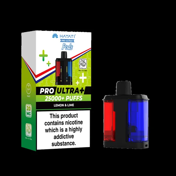 Hayati Pro Ultra Plus 25k Prefilled Pods Lemon & Lime