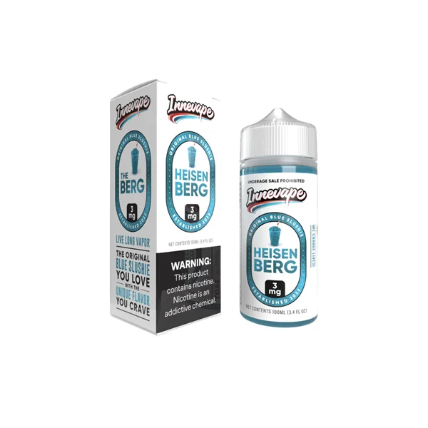 Heisenberg by Innevape E-Juice 100ml Blue Slushie Vape Juice $7.75