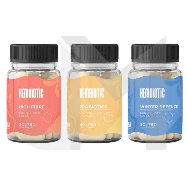Hembiotic 750mg Functional CBD Capsules - 30 Caps