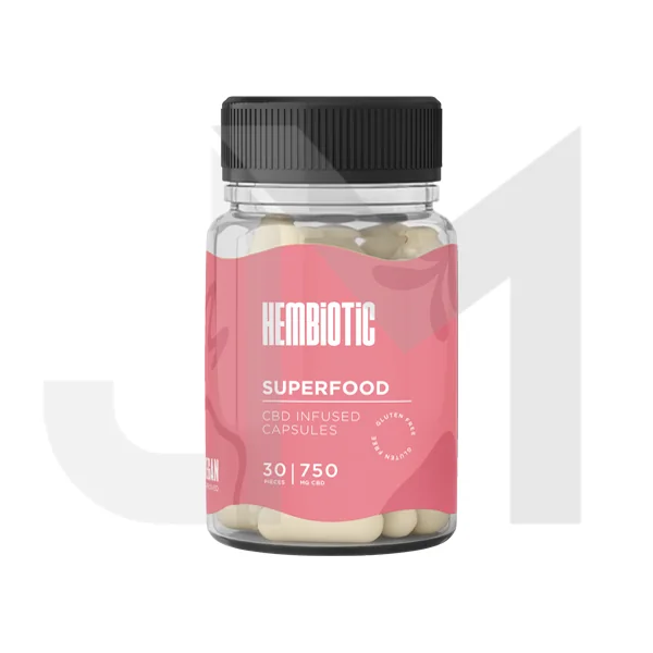 Hembiotic 750mg Functional CBD Capsules - 30 Caps - Image 14