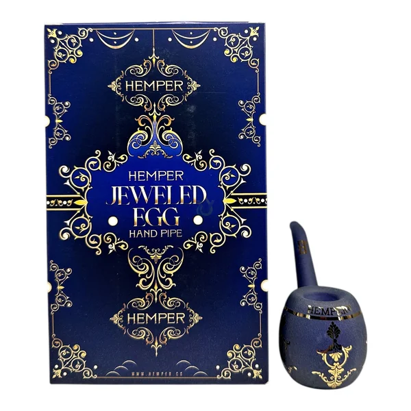 Hemper Jeweled Egg Sherlock Hand Pipe