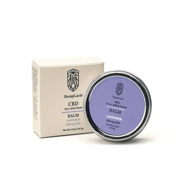 Hemplucid Full-Spectrum CBD Body Balm - Lavender (250 mg CBD)