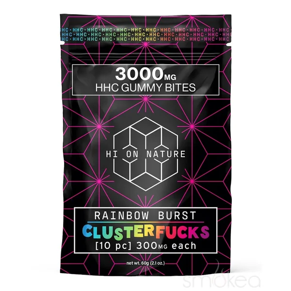 Hi On Nature 3000mg HHC Clusterfucks Gummy Bites
