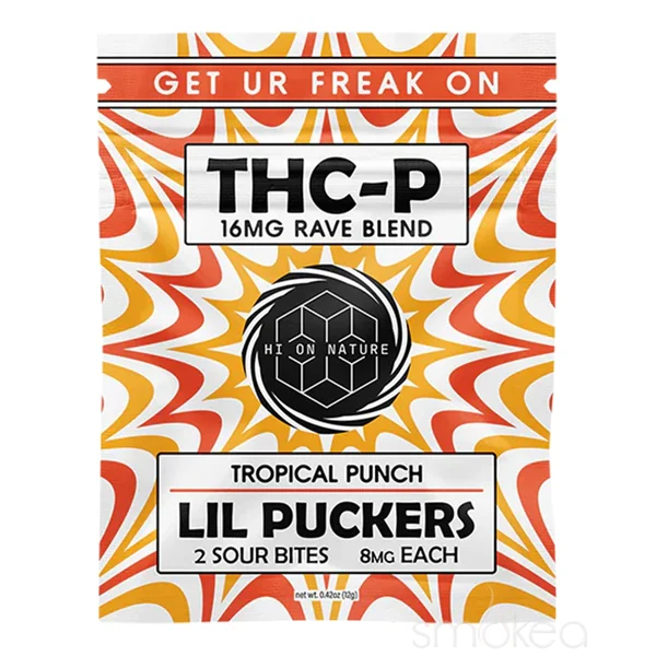 Hi On Nature Lil Puckers THCP Gummies - Tropical Punch