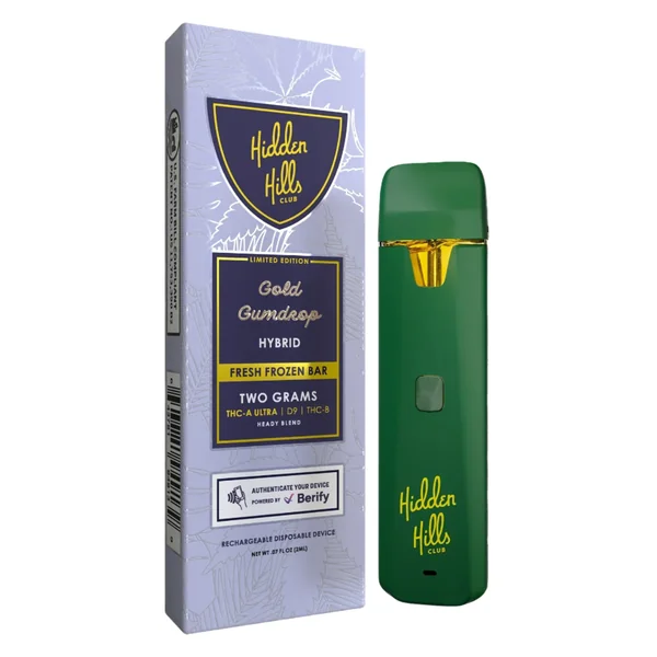 Hidden Hills 2G Fresh Frozen Disposable - Heady Blend - Image 6