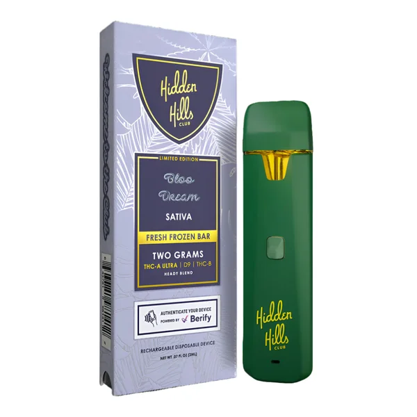 Hidden Hills 2G Fresh Frozen Disposable - Heady Blend - Image 7