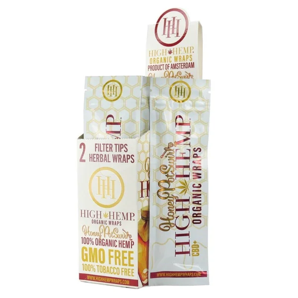 High Hemp Organic Hemp Wraps 25pk Box - Image 2