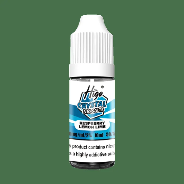 Higo Crystal Nic Salt E-liquid Raspberry Lemon Lime