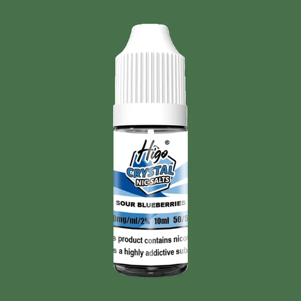 Higo Crystal Nic Salt E-liquid Sour Blueberries
