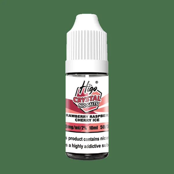 Higo Crystal Nic Salt E-liquid Strawberry Raspberry Cherry Ice