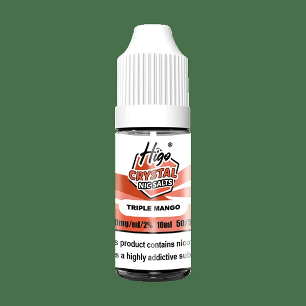 Higo Crystal Nic Salt E-liquid Triple Mango