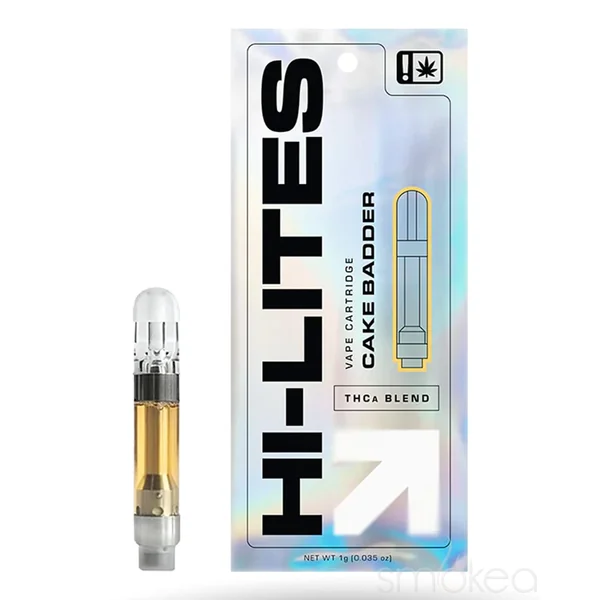 Hi-Lites 1g THCA Vape Cartridge - Cake Badder