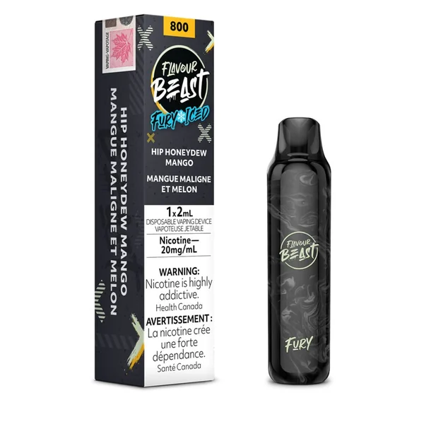 Hip Honeydew Mango Iced Flavour Beast Fury Disposable Vape | 2mL - VapeLoft