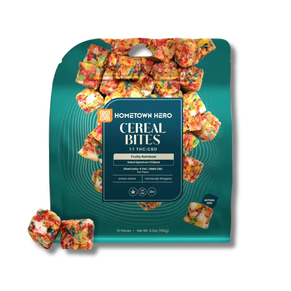 Hometown Hero Delta 9 THC Cereal Bites 300MG