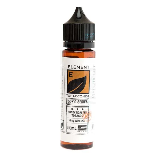 Honey Roasted Tobacco E Liquid 50ml Shortfill by Element Tobacconist Series