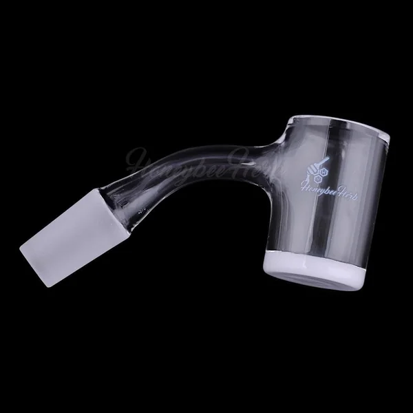 Honeybee Herb Black Line 45° Honey & Milk Bevel Quartz Banger - Image 7