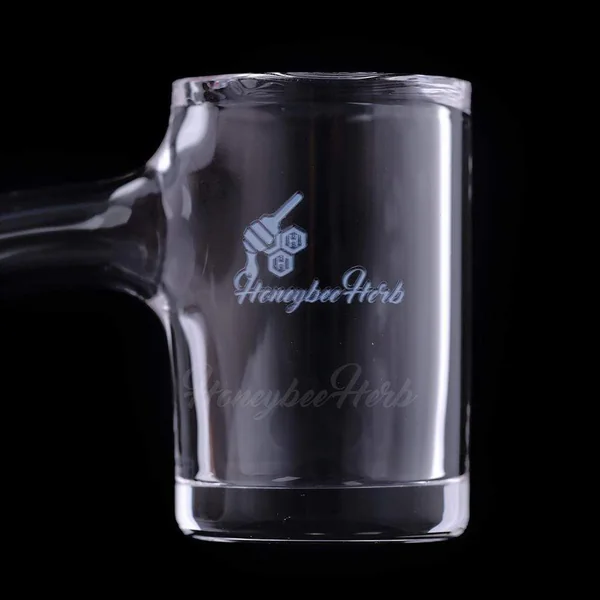 Honeybee Herb Black Line 45° Original Bevel Quartz Banger - Image 5