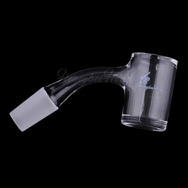 Honeybee Herb Black Line 45° Original Bevel Quartz Banger - Image 7