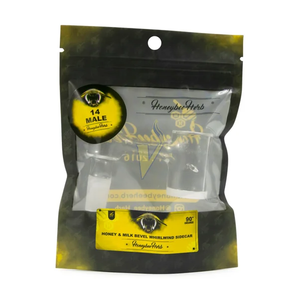 Honeybee Herb Black Line 90 Degree Banger - Image 2