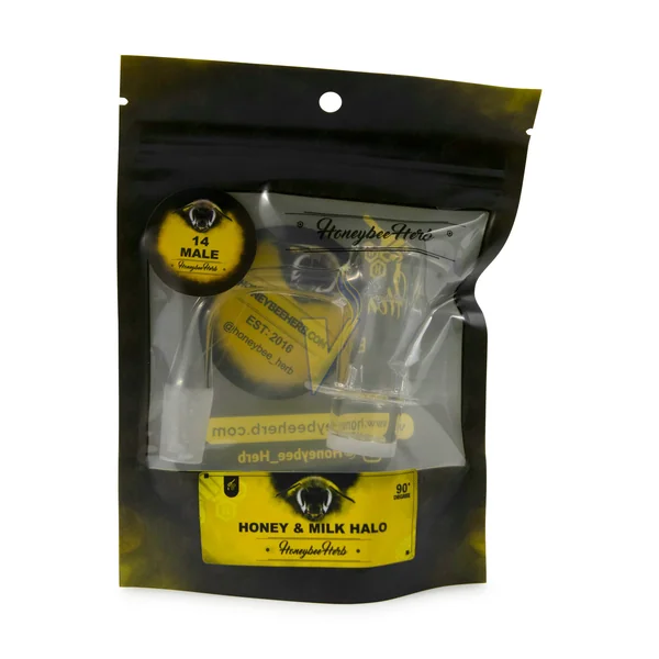Honeybee Herb Black Line 90 Degree Banger - Image 3