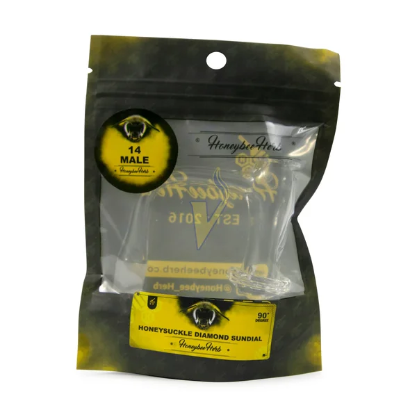 Honeybee Herb Black Line 90 Degree Banger - Image 4