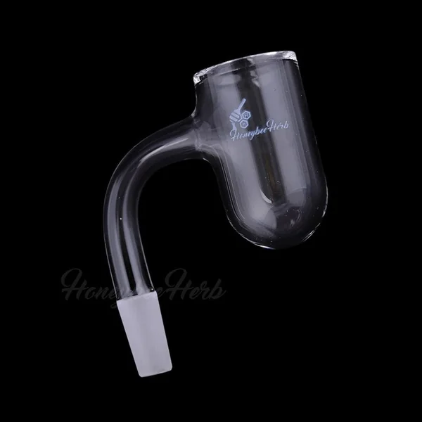 Honeybee Herb Black Line 90° Honey Bevel Deep Bowl Quartz Banger - Image 2