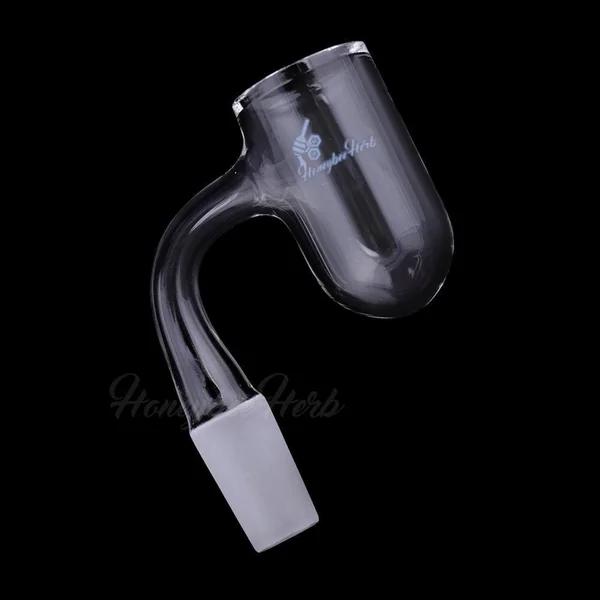 Honeybee Herb Black Line 90° Honey Bevel Deep Bowl Quartz Banger - Image 7