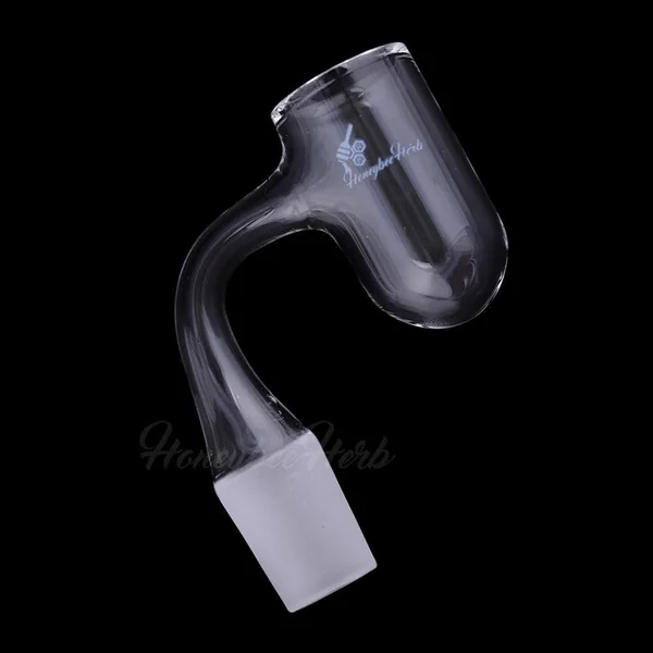 Honeybee Herb Black Line 90° Honey Bevel Deep Bowl Quartz Banger - Image 9