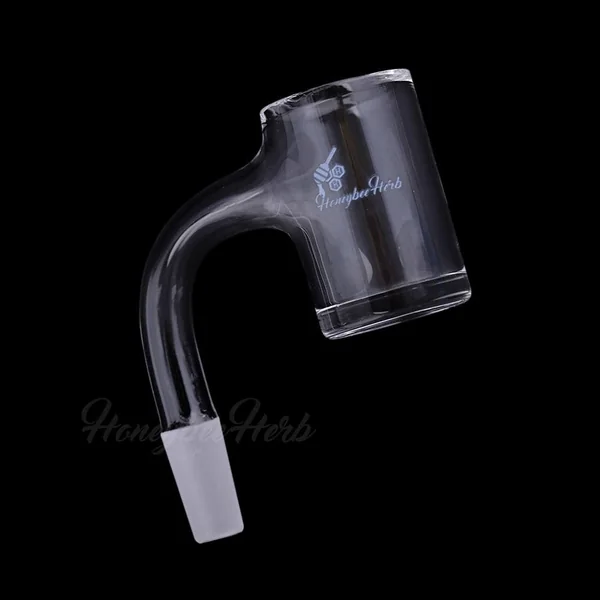 Honeybee Herb Black Line 90° Original Bevel Quartz Banger - Image 3