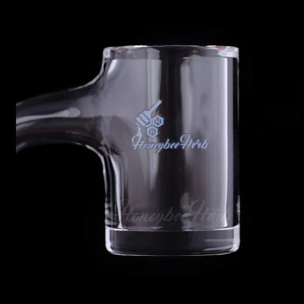 Honeybee Herb Black Line 90° Original Bevel Quartz Banger - Image 5
