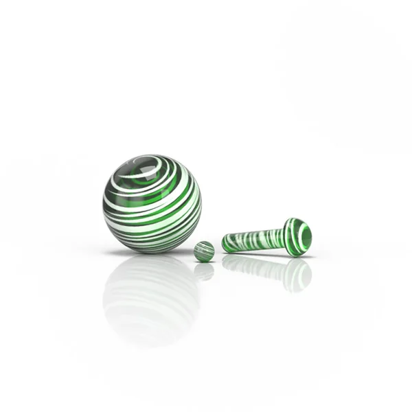 Honeybee Herb Glass Mushroom Pillar Terp Set