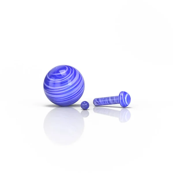 Honeybee Herb Glass Mushroom Pillar Terp Set - Image 2