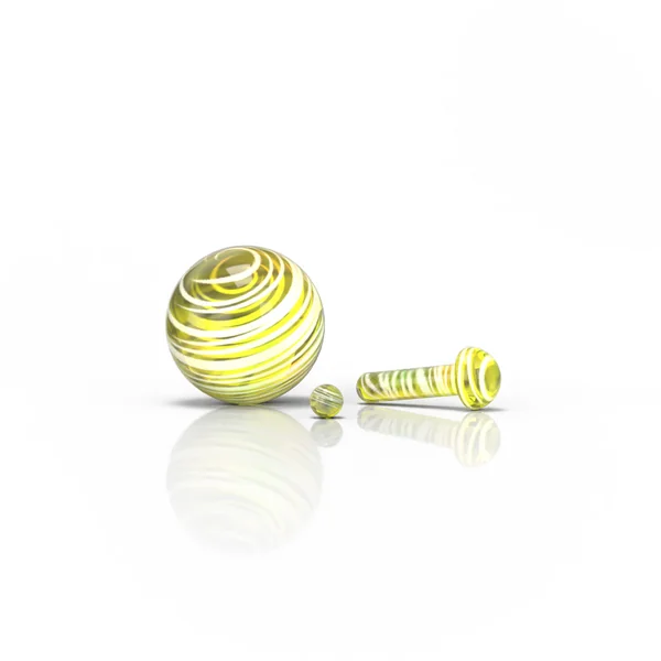 Honeybee Herb Glass Mushroom Pillar Terp Set - Image 3