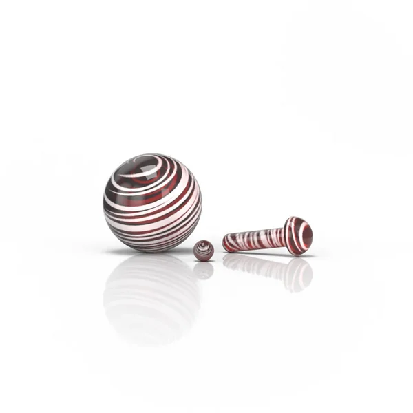 Honeybee Herb Glass Mushroom Pillar Terp Set - Image 5