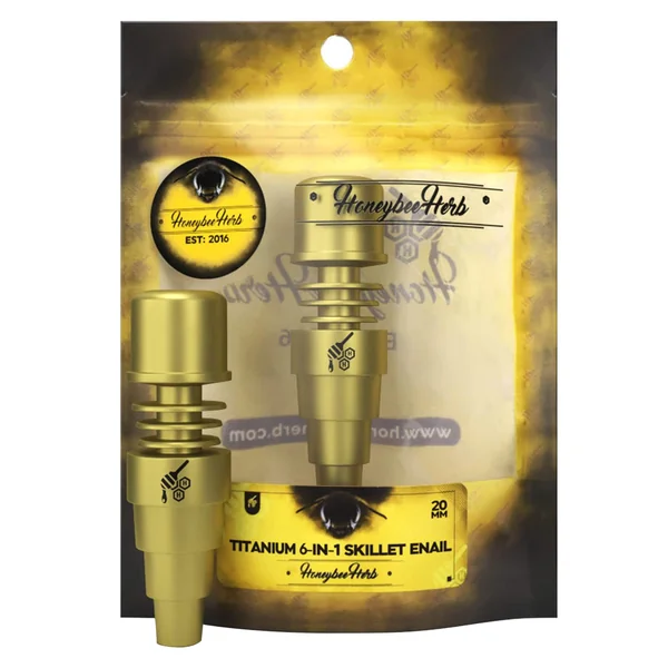Honeybee Herb Skillet 6 in 1 Titanium E-Nail - Image 9