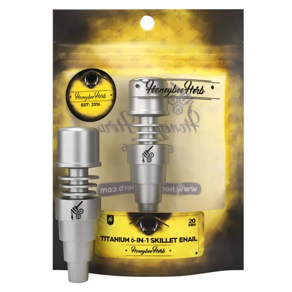 Honeybee Herb Skillet 6 in 1 Titanium E-Nail - Image 10