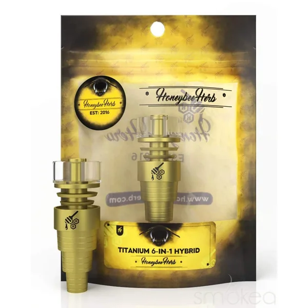Honeybee Herb Titanium 6-in-1 Hybrid Dab Nail
