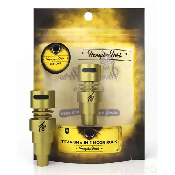 Honeybee Herb Titanium 6-in-1 Moon Rock Dab Nail