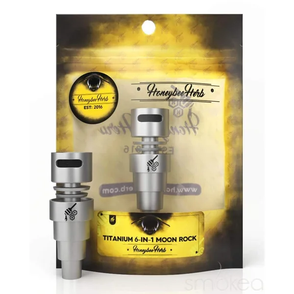 Honeybee Herb Titanium 6-in-1 Moon Rock Dab Nail - Image 2