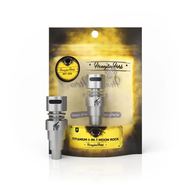 Honeybee Herb Titanium 6-in-1 Moon Rock Dab Nail - Image 14