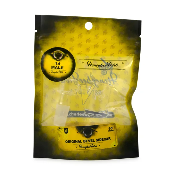 Honeybee Herb Yellow Line 90 Degree Banger - Image 3