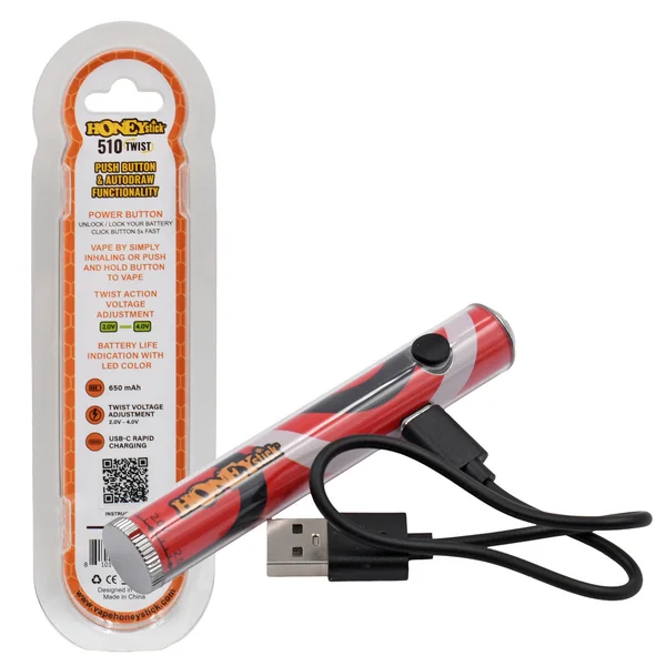 Honeystick Designer Twist 510 Thread Cart Vape Pen Battery - Image 18