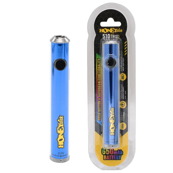 Honeystick Designer Twist 510 Thread Cart Vape Pen Battery - Image 3