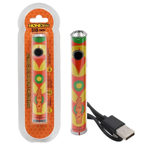 Honeystick Designer Twist 510 Thread Cart Vape Pen Battery - Image 23