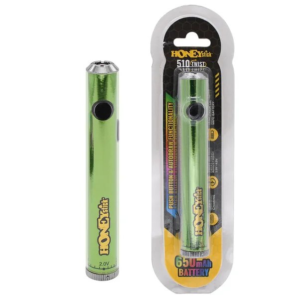 Honeystick Designer Twist 510 Thread Cart Vape Pen Battery - Image 4