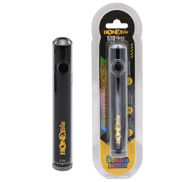 Honeystick Designer Twist 510 Thread Cart Vape Pen Battery - Image 7