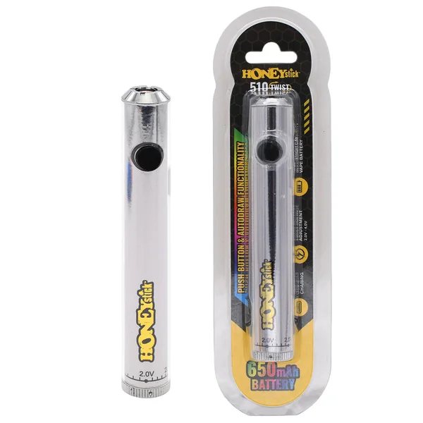 Honeystick Designer Twist 510 Thread Cart Vape Pen Battery - Image 8