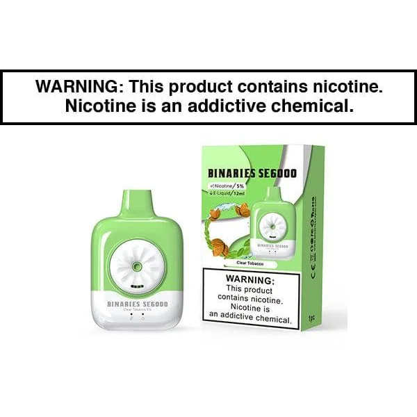 HORIZONTECH BINARIES CABIN SE6000 DISPOSABLE VAPE - 6000 PUFFS - Image 8