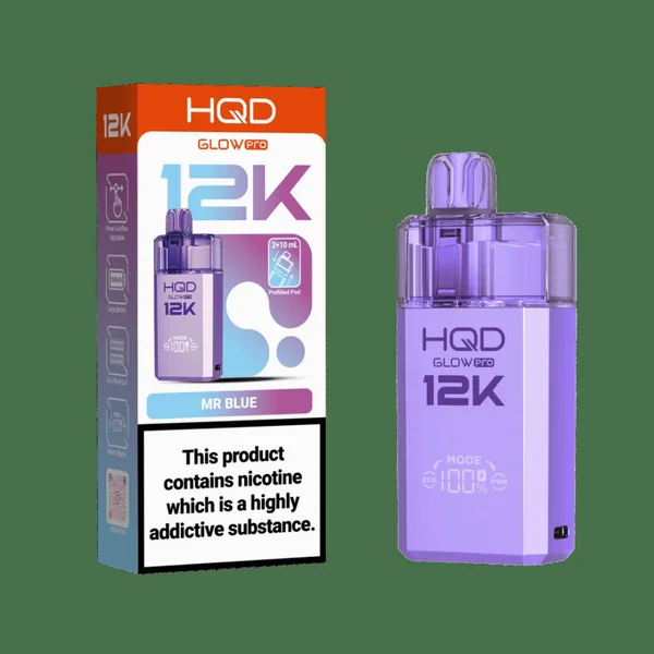 HQD Glow Pro 12K Prefilled Pod Kit Mr Blue